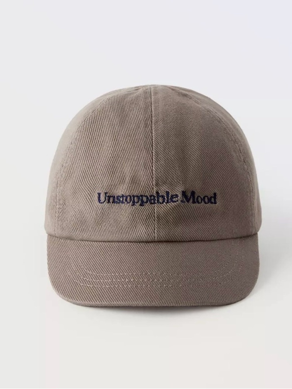 ZARA Kids “Unstoppable Mood” Baseball Cap | Blush Pink Adjustable Hat 56cm